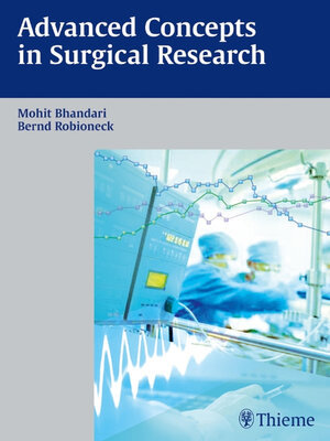 cover image of Advanced Concepts in Surgical Research